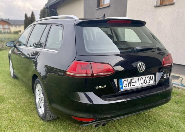 Volkswagen Golf cena 47900 przebieg: 245600, rok produkcji 2014 z Łódź małe 172